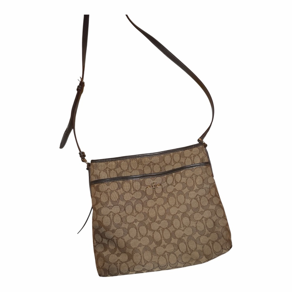 Coach Tan Signature Crossbody Bag